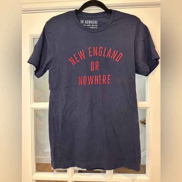 New England or Nowhere Navy Tee - Picture 2 of 4